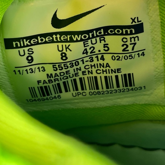 Nike Solarsoft Moccasin Shoes Mens Size 9 Sneakers Blue 555301-314 Athletic - Picture 5 of 6